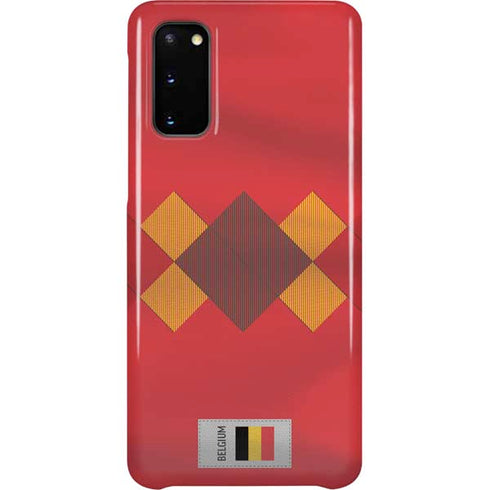 Belgium Soccer Flag Galaxy S20 Lite Case