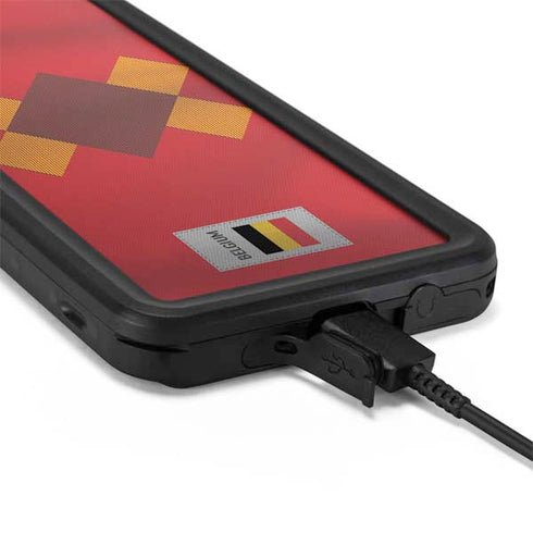 Belgium Soccer Flag Galaxy S20 Plus Waterproof Case