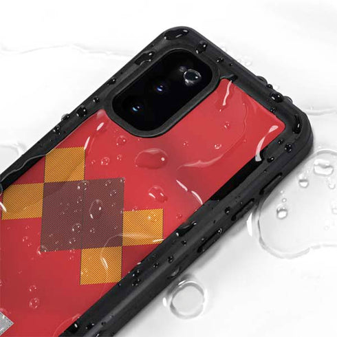 Belgium Soccer Flag Galaxy S20 Waterproof Case