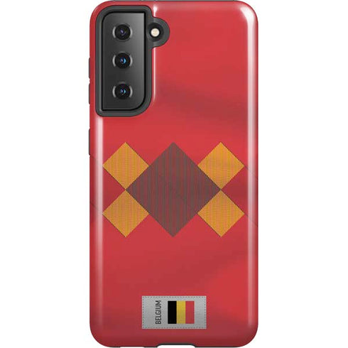 Belgium Soccer Flag Galaxy S21 5G Pro Case