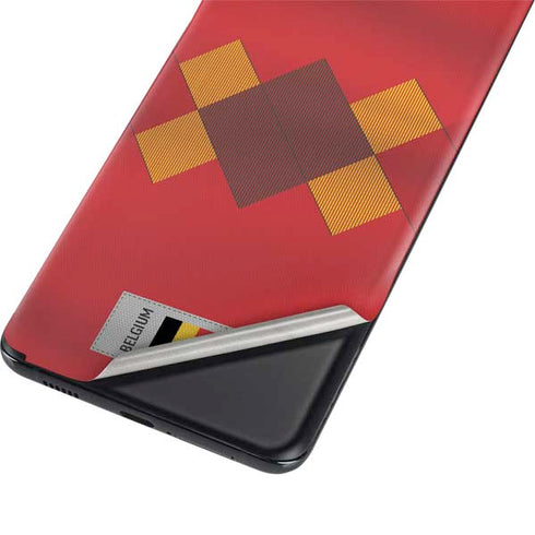 Belgium Soccer Flag Galaxy S21 Plus 5G Skin