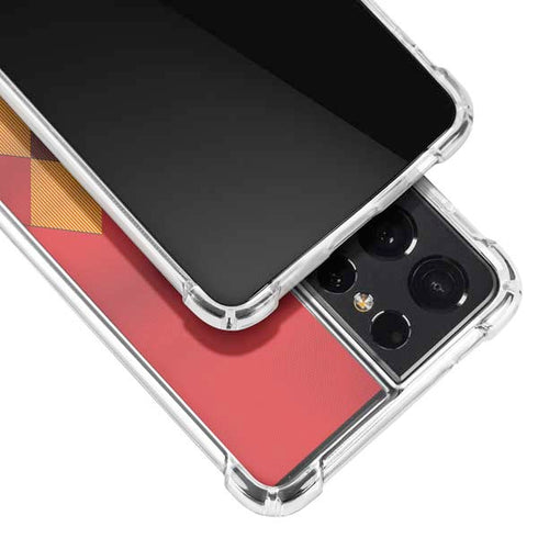 Belgium Soccer Flag Galaxy S21 Ultra 5G Clear Case