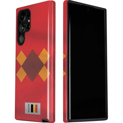 Belgium Soccer Flag Galaxy S22 Ultra Pro Case