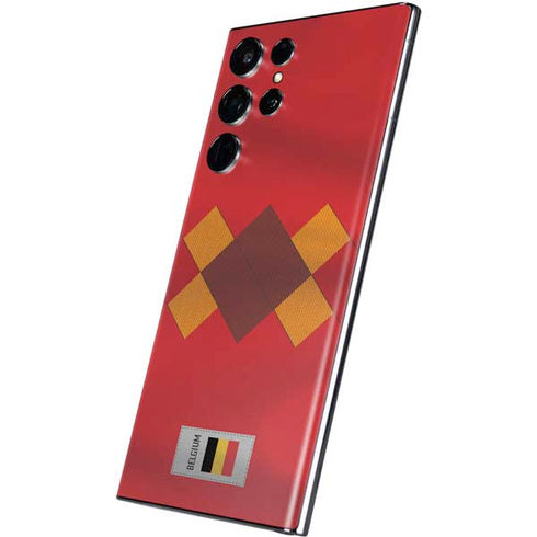 Belgium Soccer Flag Galaxy S22 Ultra Skin