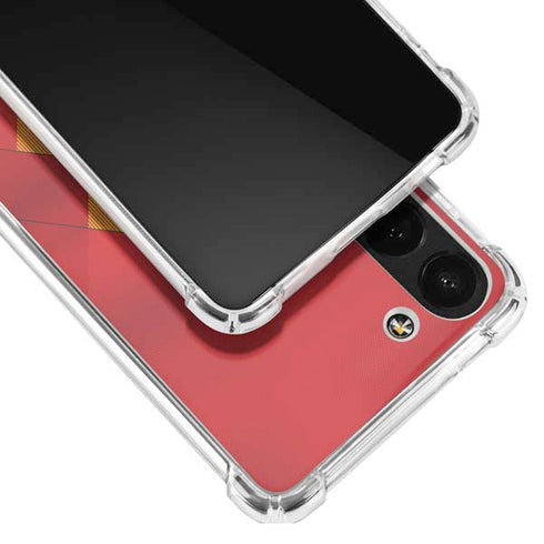 Belgium Soccer Flag Galaxy S23 Clear Case