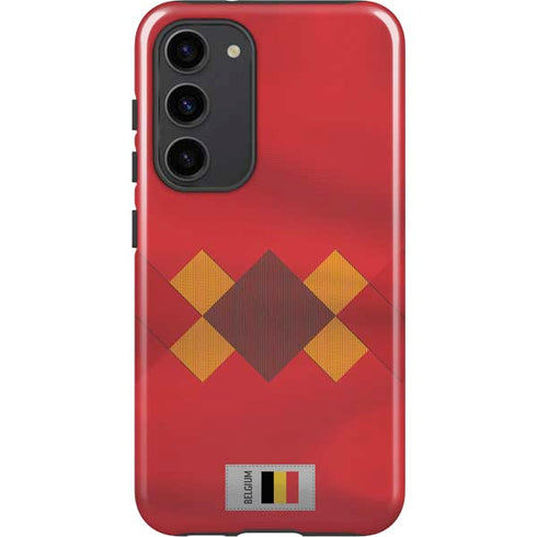 Belgium Soccer Flag Galaxy S23 Plus Pro Case