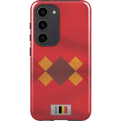 Belgium Soccer Flag Galaxy S23 Pro Case