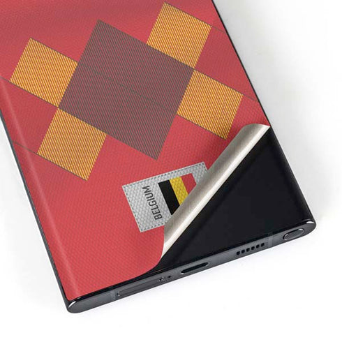 Belgium Soccer Flag Galaxy S23 Ultra Skin