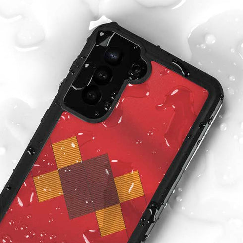 Belgium Soccer Flag Galaxy S23 Waterproof Case