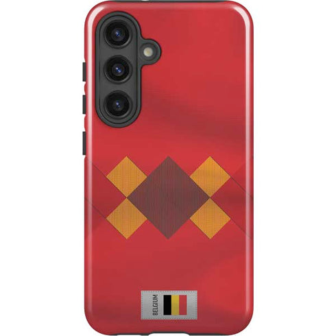 Belgium Soccer Flag Galaxy S24 Impact Case