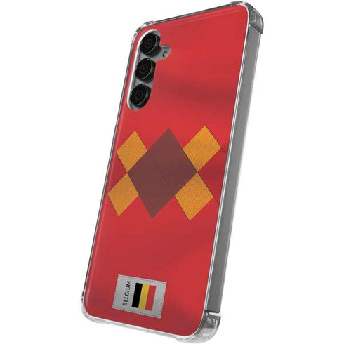 Belgium Soccer Flag Galaxy S24 Plus Clear Case