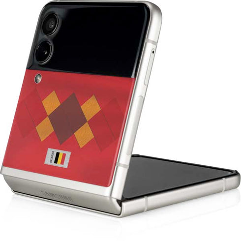 Belgium Soccer Flag Galaxy Z Flip4 5G Skin