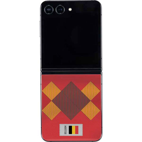 Belgium Soccer Flag Galaxy Z Flip5 5G Skin