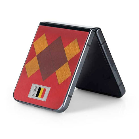 Belgium Soccer Flag Galaxy Z Flip5 5G Skin