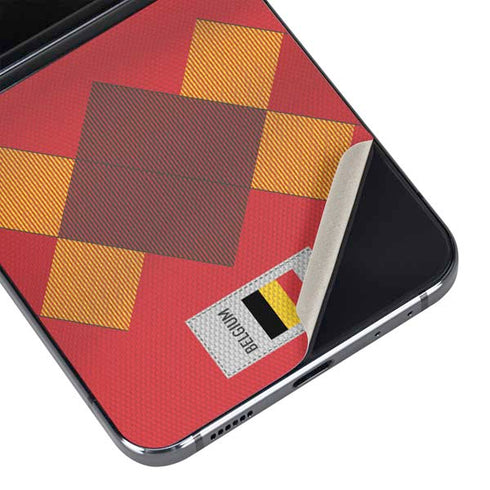 Belgium Soccer Flag Galaxy Z Flip5 5G Skin