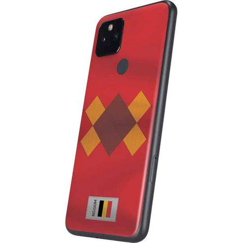 Belgium Soccer Flag Google Pixel 5a Skin