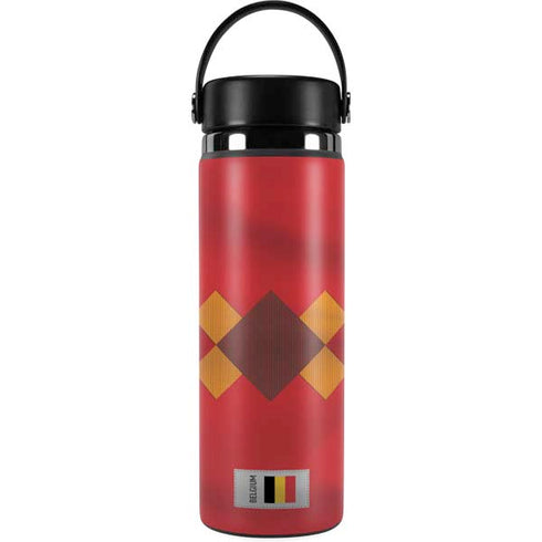 Belgium Soccer Flag Hydro Flask 20oz Wide Mouth Skin