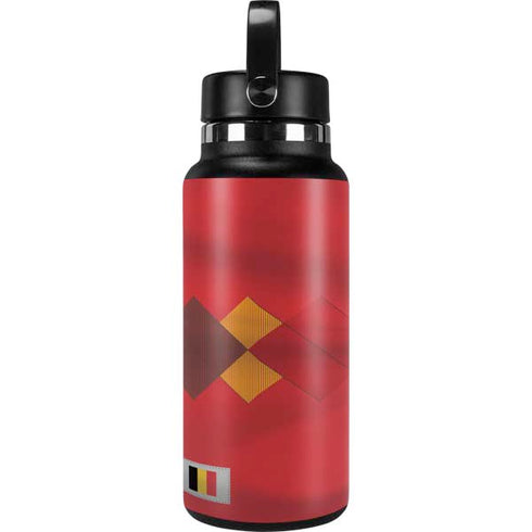 Belgium Soccer Flag Hydro Flask 32oz Wide Mouth Skin