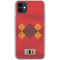 Belgium Soccer Flag iPhone 11 Clear Case