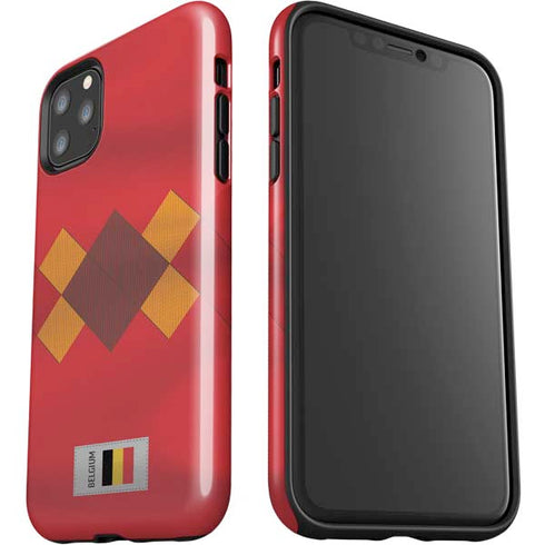 Belgium Soccer Flag iPhone 11 Pro Max Impact Case