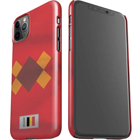 Belgium Soccer Flag iPhone 11 Pro Max Lite Case