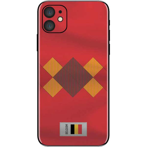 Belgium Soccer Flag iPhone 11 Skin