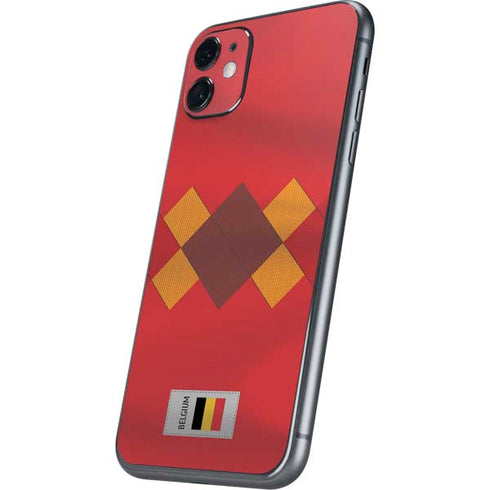 Belgium Soccer Flag iPhone 11 Skin