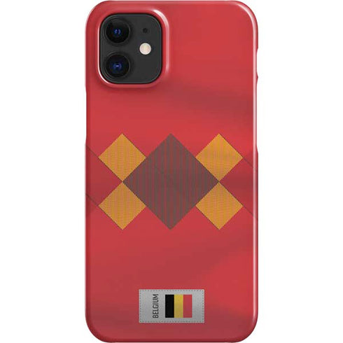 Belgium Soccer Flag iPhone 12 Mini Lite Case