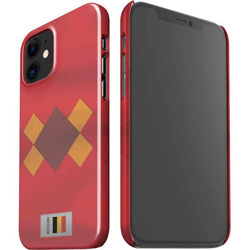 Belgium Soccer Flag iPhone 12 Mini Lite Case