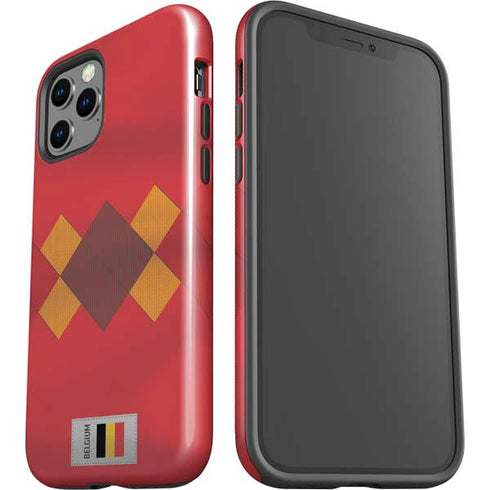 Belgium Soccer Flag iPhone 12 Pro Max Impact Case