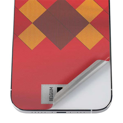 Belgium Soccer Flag iPhone 12 Pro Max Skin