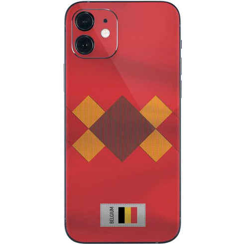 Belgium Soccer Flag iPhone 12 Skin