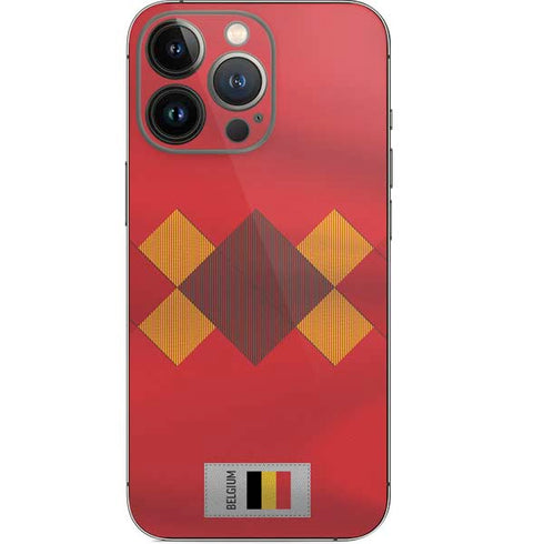 Belgium Soccer Flag iPhone 14 Pro Skin
