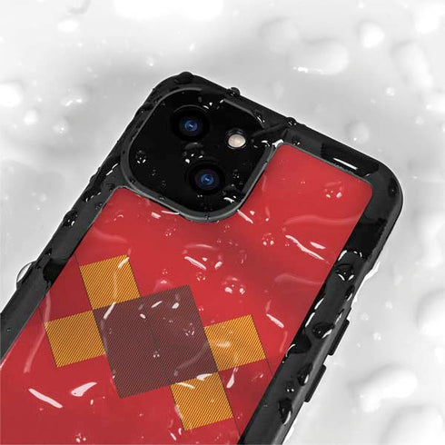 Belgium Soccer Flag iPhone 15 Plus Waterproof Case