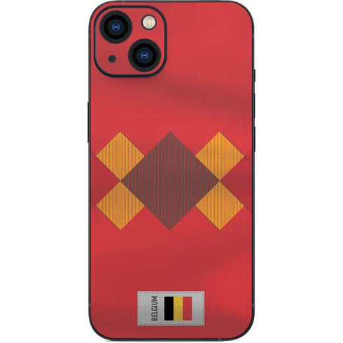 Belgium Soccer Flag iPhone 15 Skin