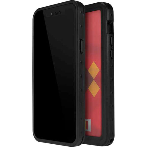 Belgium Soccer Flag iPhone 15 Waterproof Case