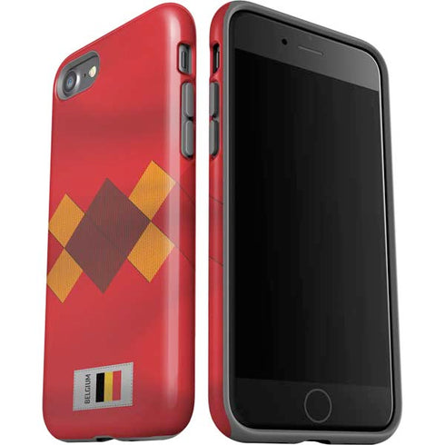 Belgium Soccer Flag iPhone SE (2nd & 3rd Gen) Pro Case