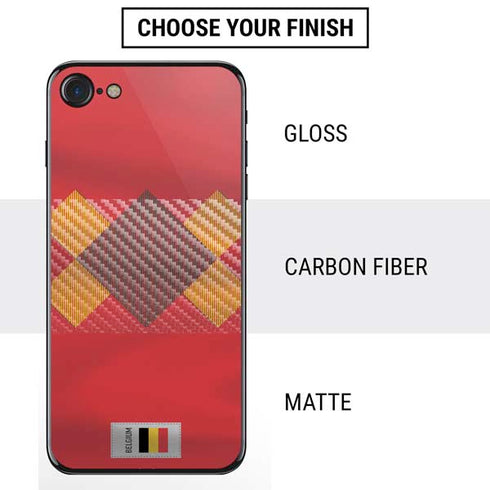 Belgium Soccer Flag iPhone SE (2nd & 3rd Gen) Skin