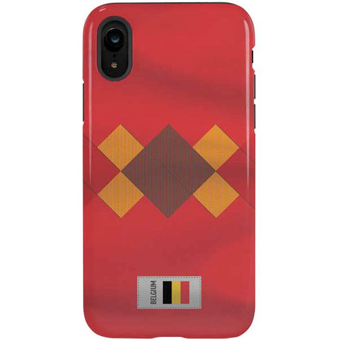 Belgium Soccer Flag iPhone XR Pro Case