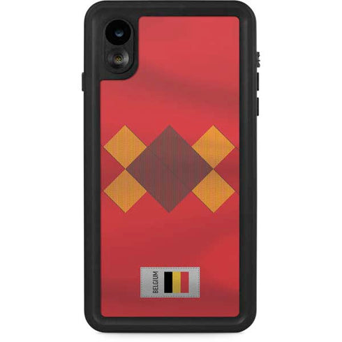 Belgium Soccer Flag iPhone XR Waterproof Case