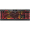 Belgium Soccer Flag K95 RGB PLATINUM Mechanical Gaming Keyboard Skin