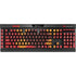 Belgium Soccer Flag K95 RGB PLATINUM Mechanical Gaming Keyboard Skin