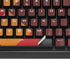Belgium Soccer Flag K95 RGB PLATINUM Mechanical Gaming Keyboard Skin