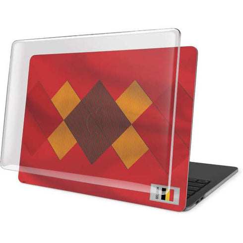Belgium Soccer Flag MacBook Pro 13in (2020) Case plus Skin