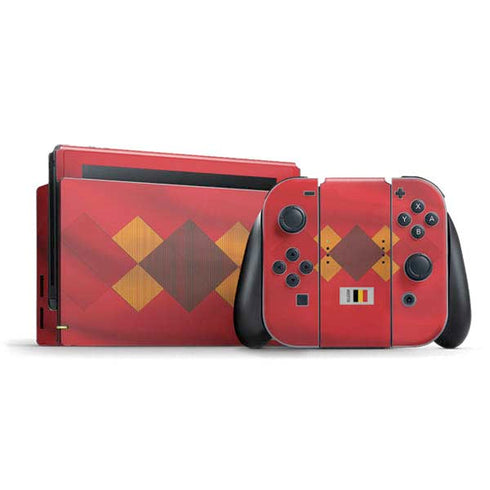 Belgium Soccer Flag Nintendo Switch Bundle Skin
