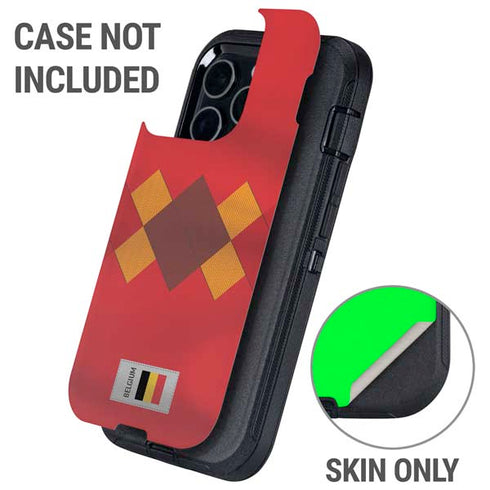 Belgium Soccer Flag Otterbox Defender iPhone Skin