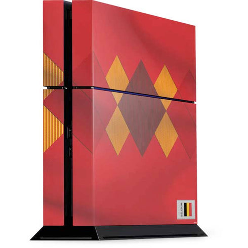 Belgium Soccer Flag PS4 Console Skin
