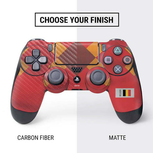 Belgium Soccer Flag PS4 Controller Skin