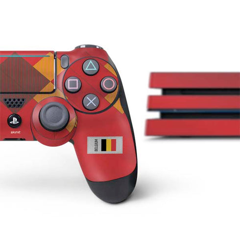 Belgium Soccer Flag PS4 Pro Bundle Skin