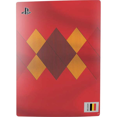 Belgium Soccer Flag PS5 Digital Edition Console Skin